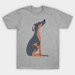 Doberman Illustration T-Shirt